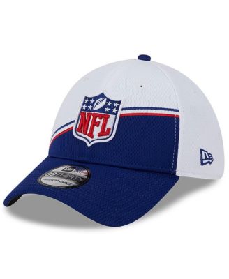 New Era Men's White, Navy NFL 2023 Sideline 39THIRTY Flex Hat