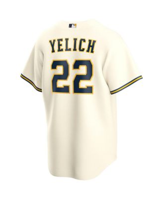 Big Boys and Girls Milwaukee Brewers Official Player Jersey - Christian Yelich