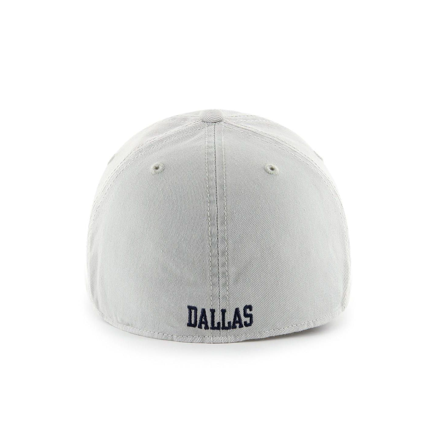 Мужская кепка '47 Brand Gray Dallas Cowboys Gridiron Classics Franchise Legacy Fitted Hat — фото 3