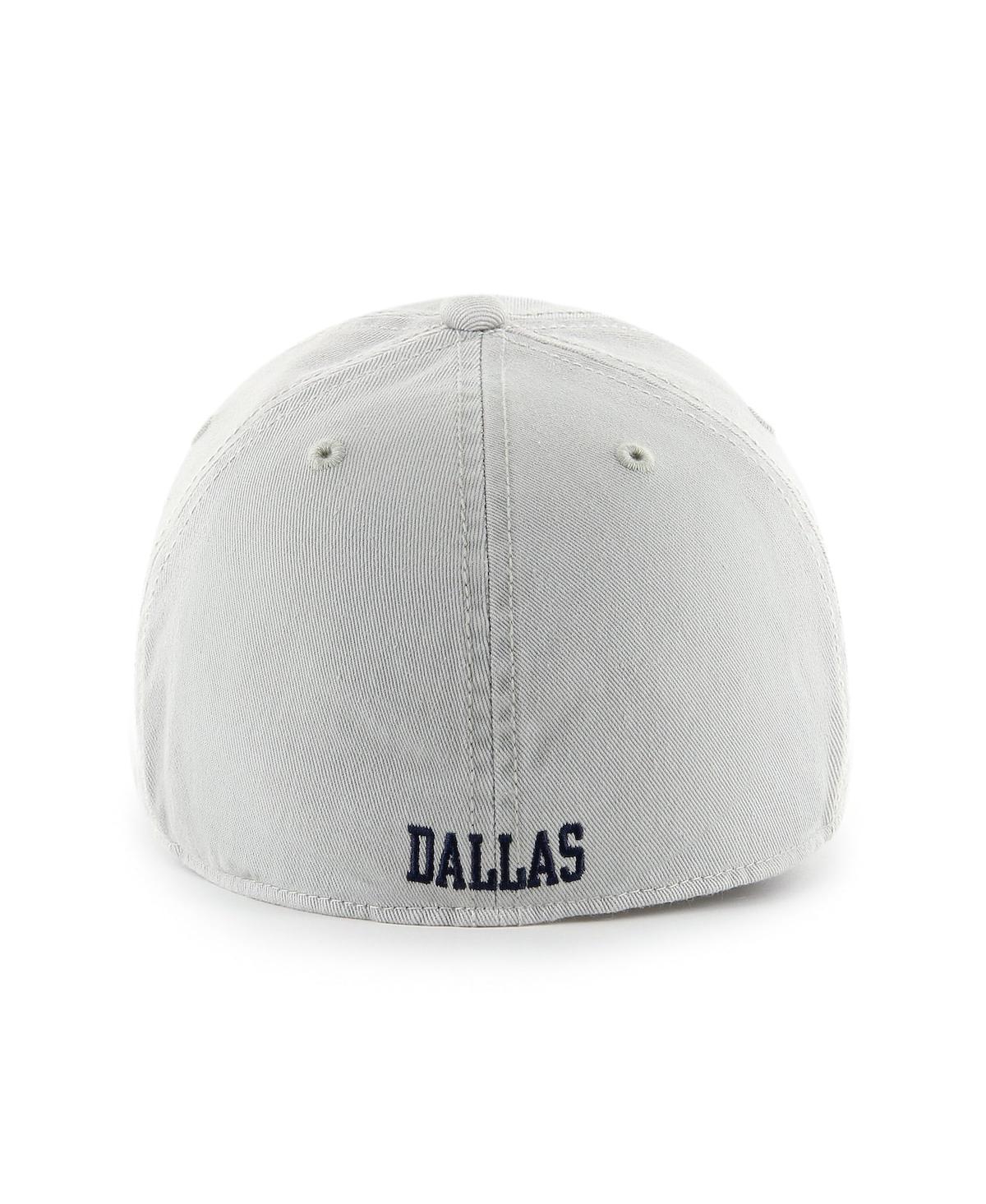 Shop 47 Brand Men's ' Gray Dallas Cowboys Gridiron Classics Franchise Legacy Fitted Hat
