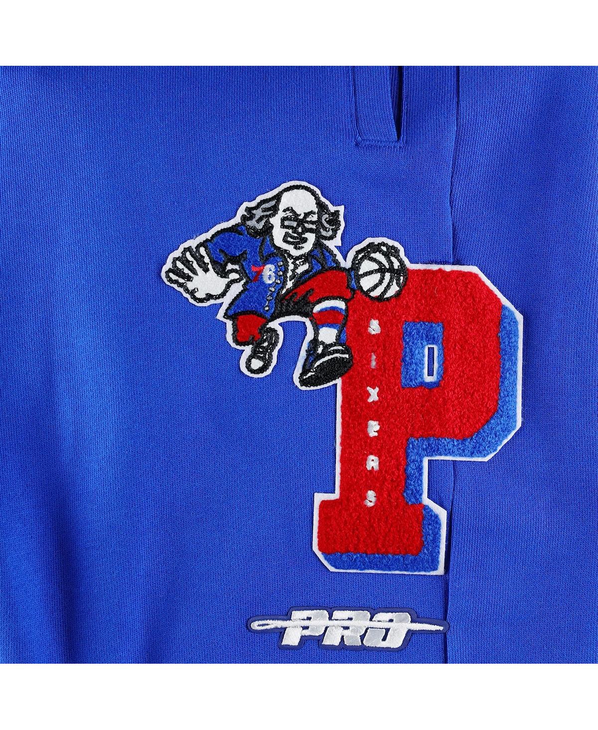 Shop Pro Standard Men's  Royal Philadelphia 76ers Mash Up Capsule Sweatpants