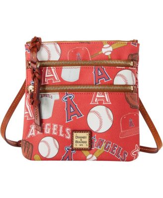 Women's Los Angeles Angels Game Day Triple Zip Crossbody Purse