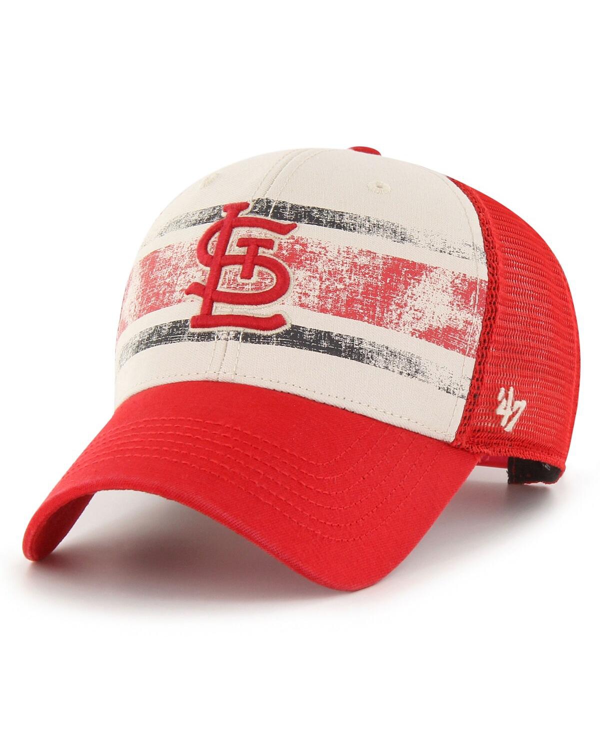 47 Brand Men's ' Red St. Louis Cardinals Breakout Mvp Trucker Adjustable Hat In Red