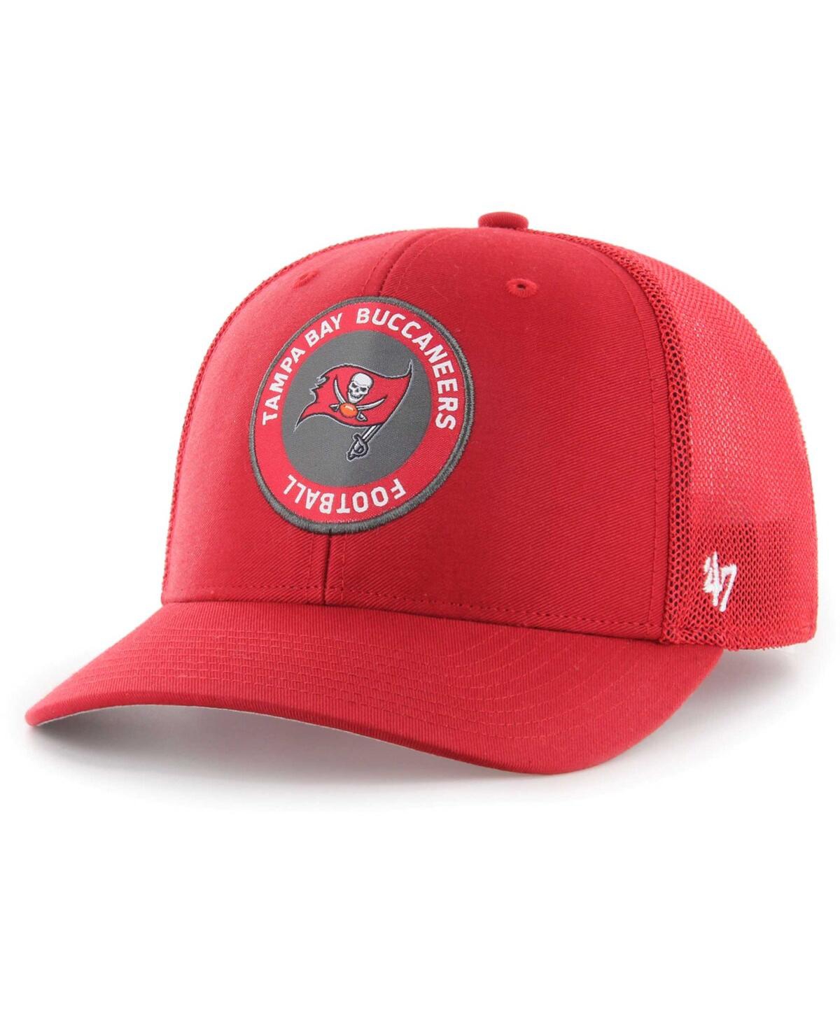 47 Brand Men's ' Red Tampa Bay Buccaneers Unveil Flex Hat