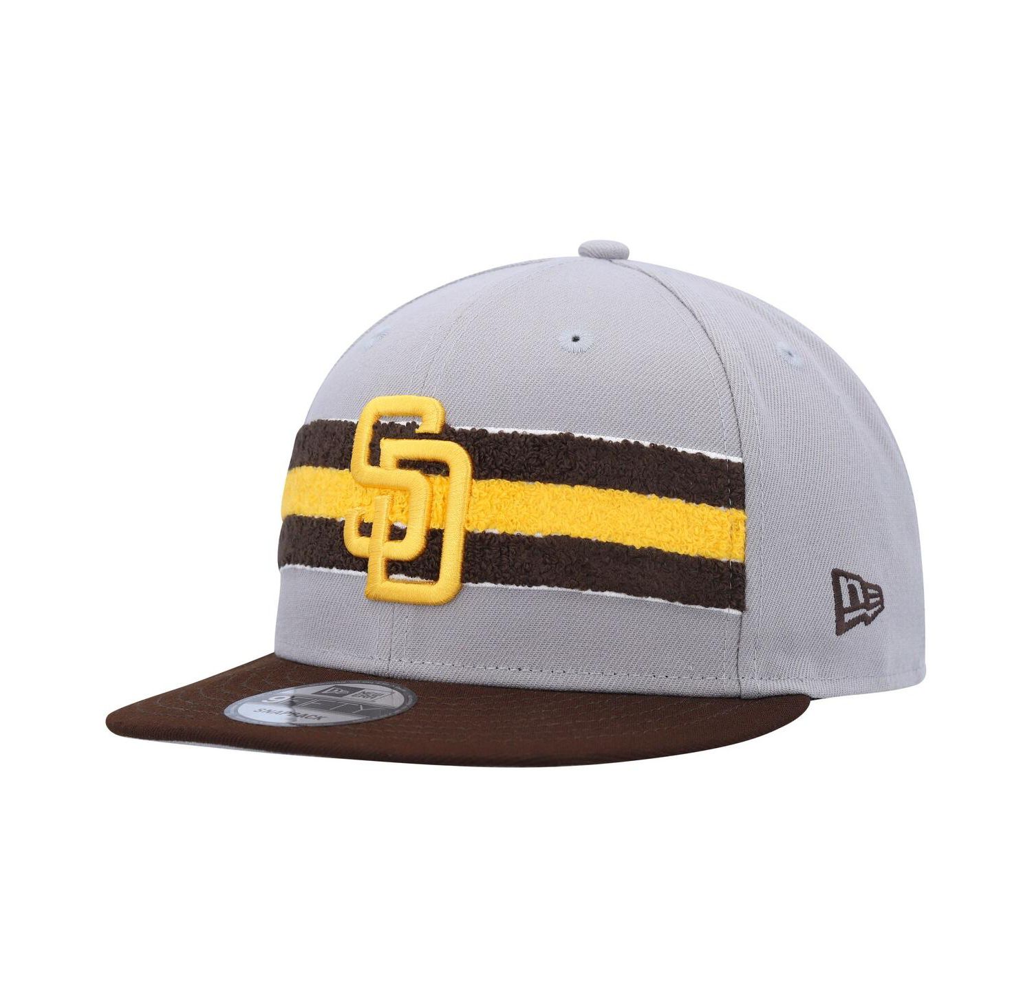 Men's Gray, Brown San Diego Padres Band 9FIFTY Snapback Hat