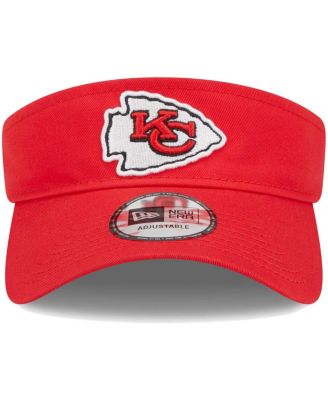 Men's Red Kansas City Chiefs Main Adjustable Visor