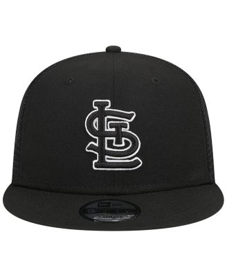 Men's Black St. Louis Cardinals Trucker 9FIFTY Snapback Hat