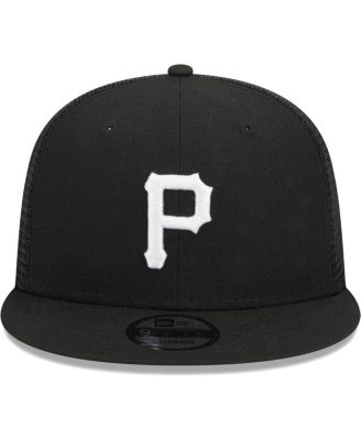 Men's Black Pittsburgh Pirates Trucker 9FIFTY Snapback Hat