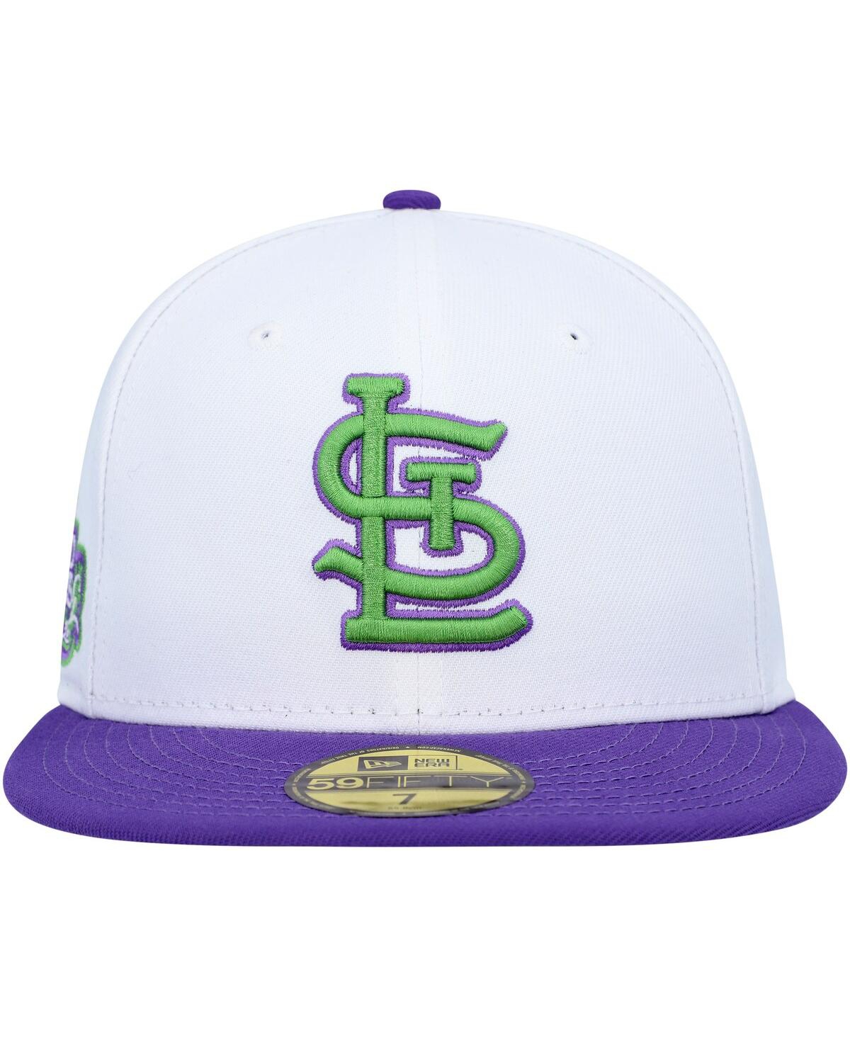 Men's New EraSt. Louis Cardinals 2011 World Series Side Patch 59FIFTY Fitted Hat - White