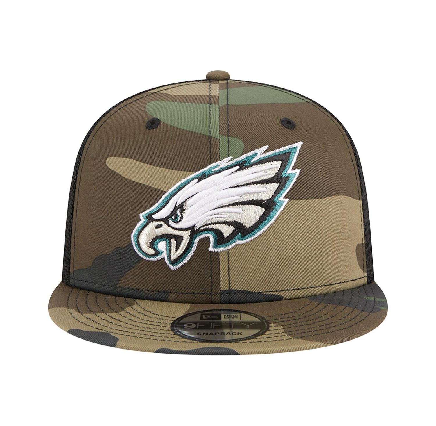 Men's Camo Philadelphia Eagles Main Trucker 9FIFTY Snapback Hat