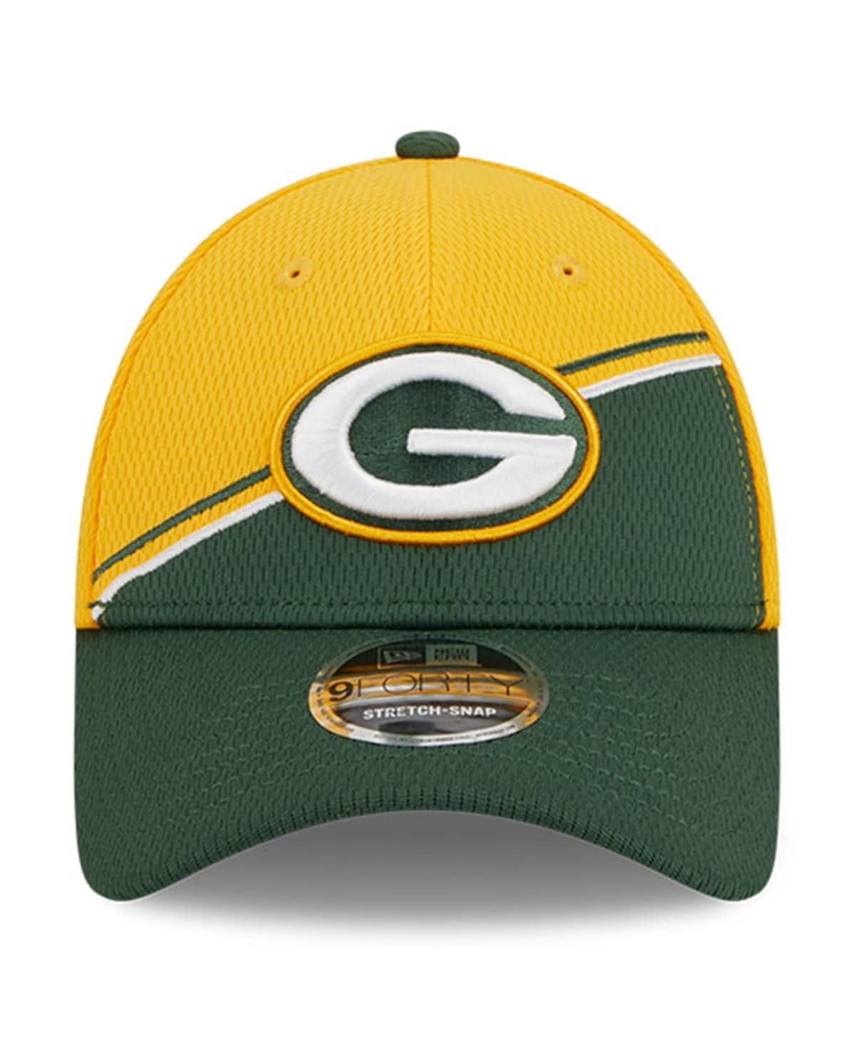 Men's New Era Green Green Bay Packers 2023 Sideline 9FORTY Adjustable Hat - Green