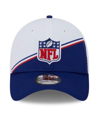 New Era Men's White, Navy NFL 2023 Sideline 39THIRTY Flex Hat