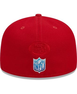 Men's Scarlet San Francisco 49ers Gradient 59FIFTY Fitted Hat
