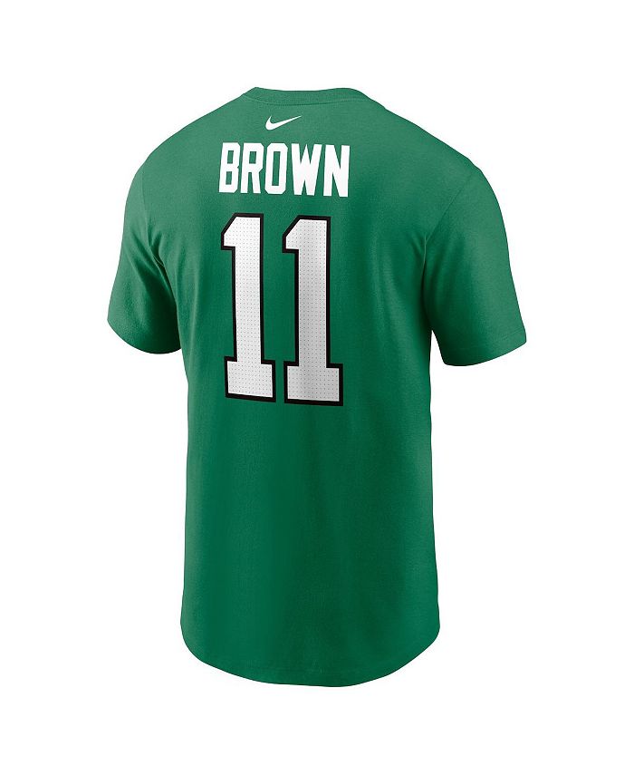 Mens AJ Brown Kelly Green Philadelphia Eagles Alternate Vapor F.U.S.E Jersey