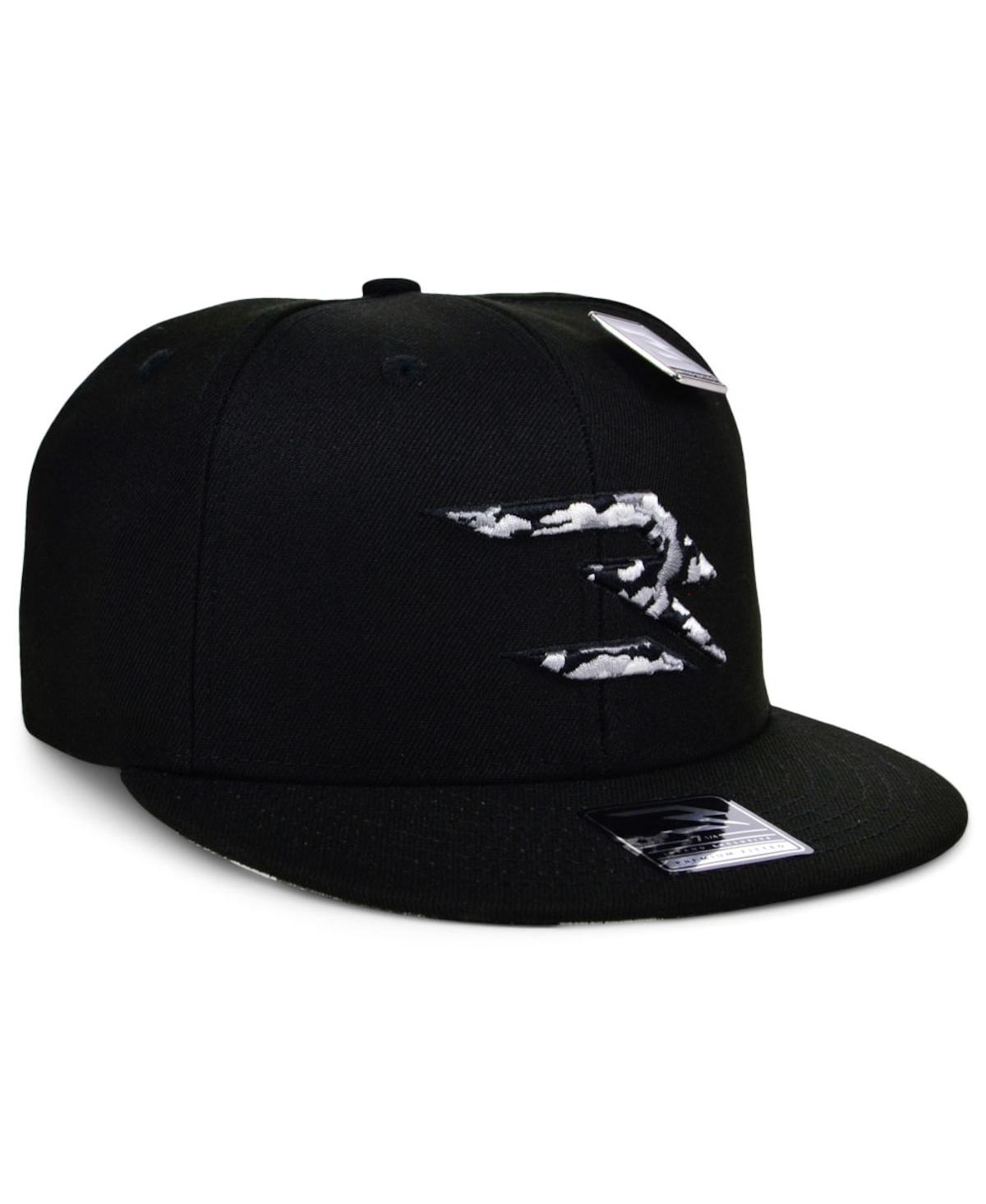 Shop Nike 3brand By Russell Wilson Men's  Black, Camo Fashion Fitted Hat In Black,camo