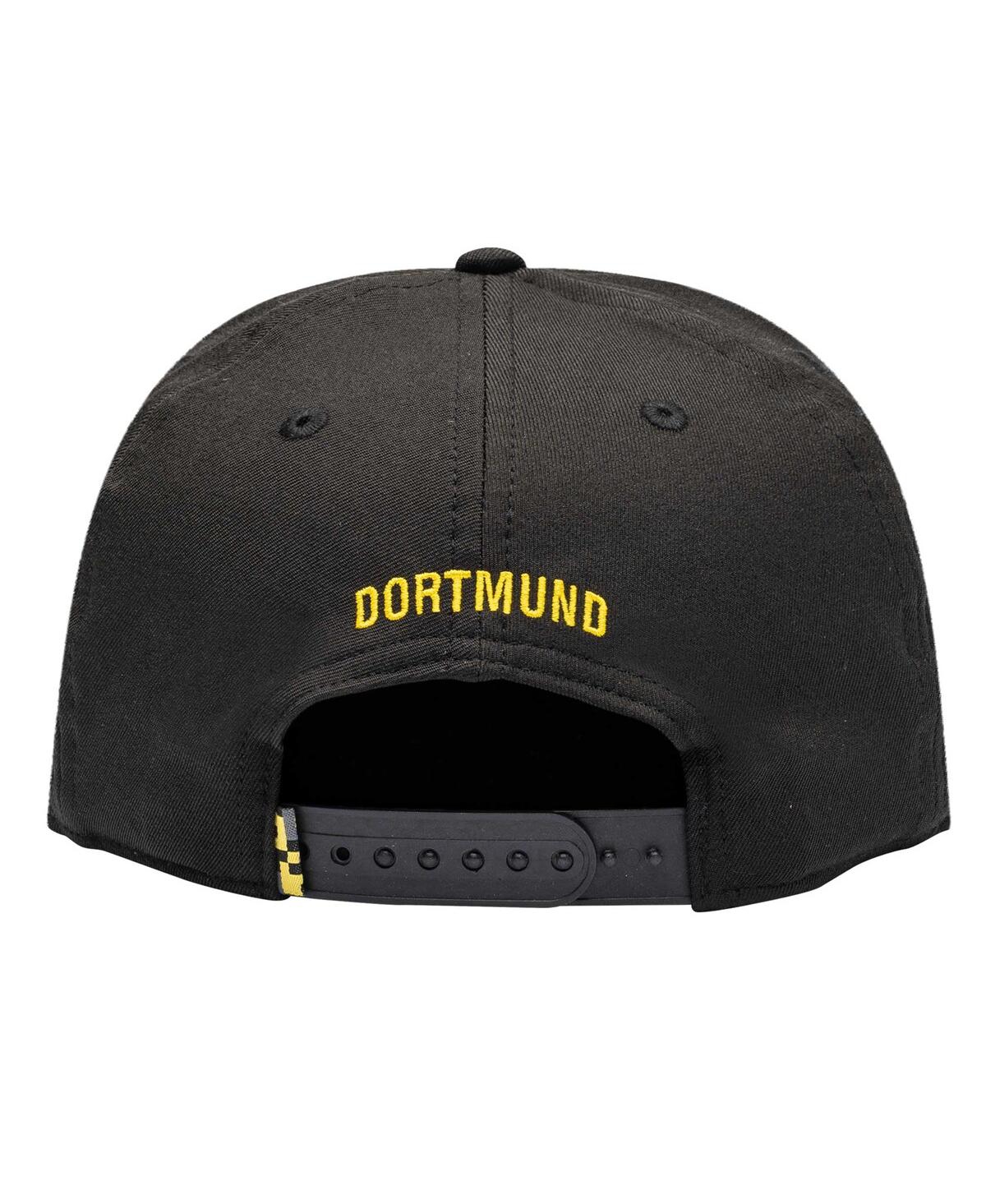 Shop Fan Ink Men's  White Borussia Dortmund Avalanche Snapback Hat