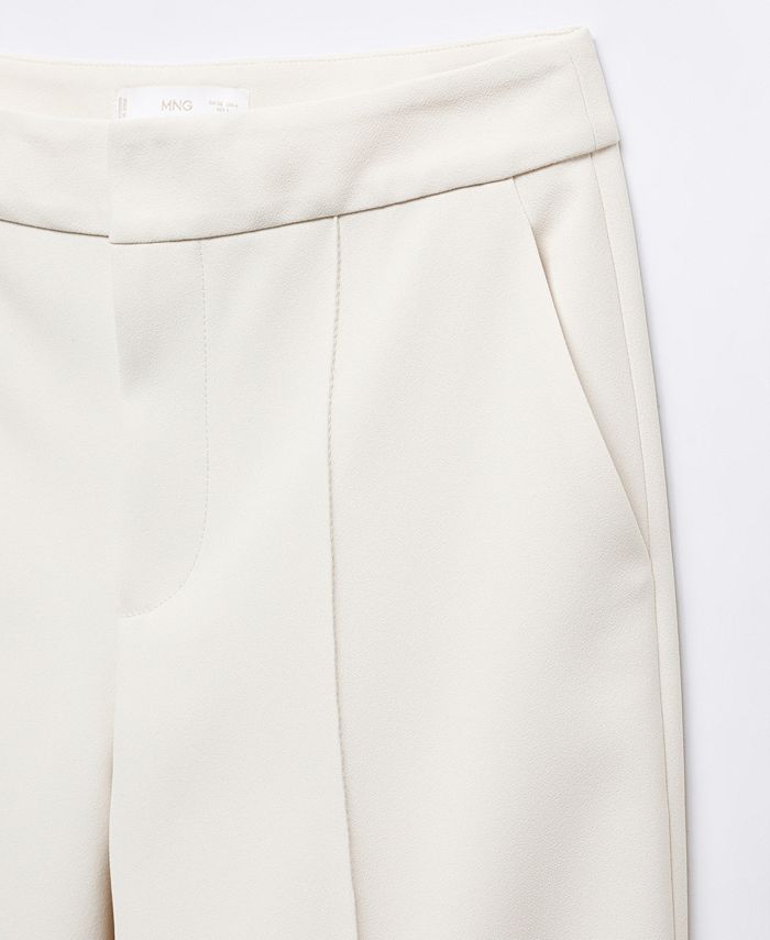 MANGO Women's Straight Suit Pants - Macy's