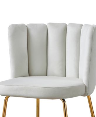 Elegante 37" Velvet Counter Height Stools, Set of 2