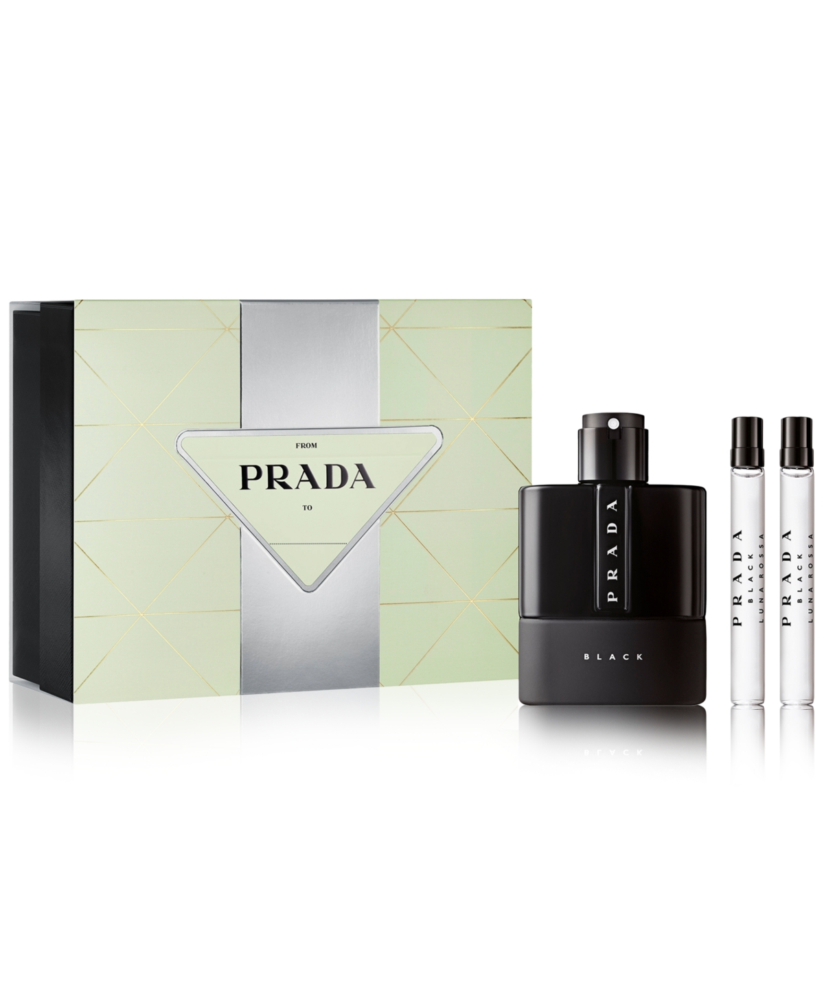 Prada Men's 3-pc. Luna Rossa Black Eau De Parfum Gift Set In No Color