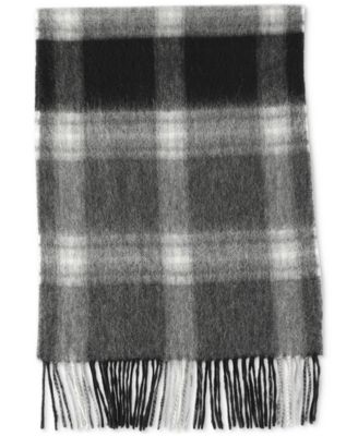 Club Room - Men's Maxwell Plaid Cashmere Scarf