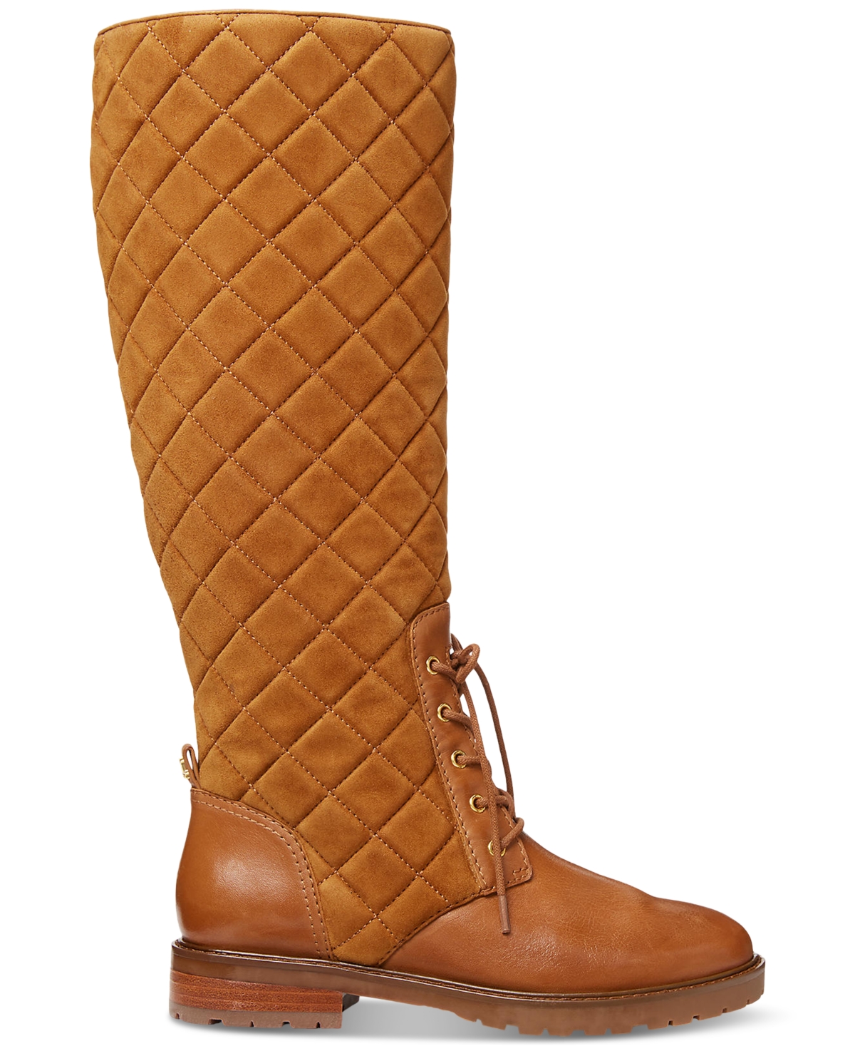 ralph lauren lace up boots