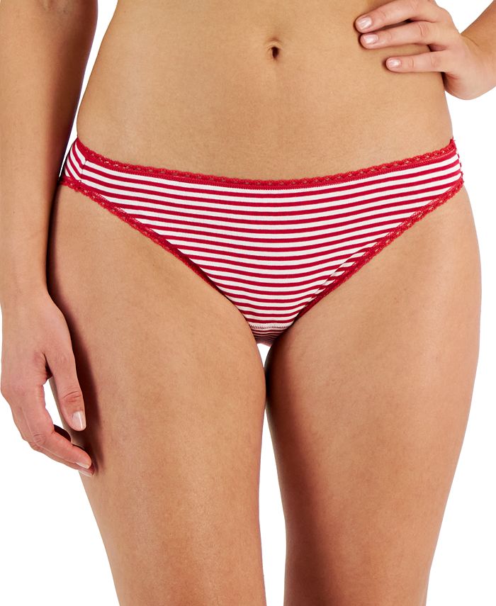 Ladies String Bikini Underwear Cotton Transparent Open Crotch Panties  Women's Briefs Lower Belly Waist Trainer