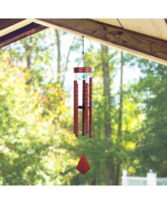40" Long Tuned Wind Chime Traditional Red Tube