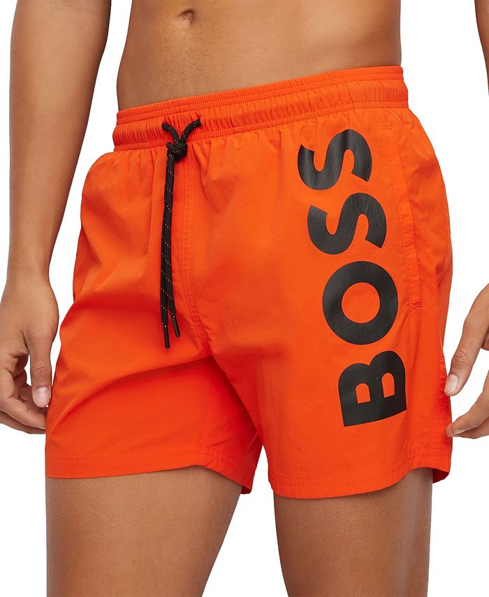 Hugo Boss Men's QuickDry Logo Swim Shorts Macy's