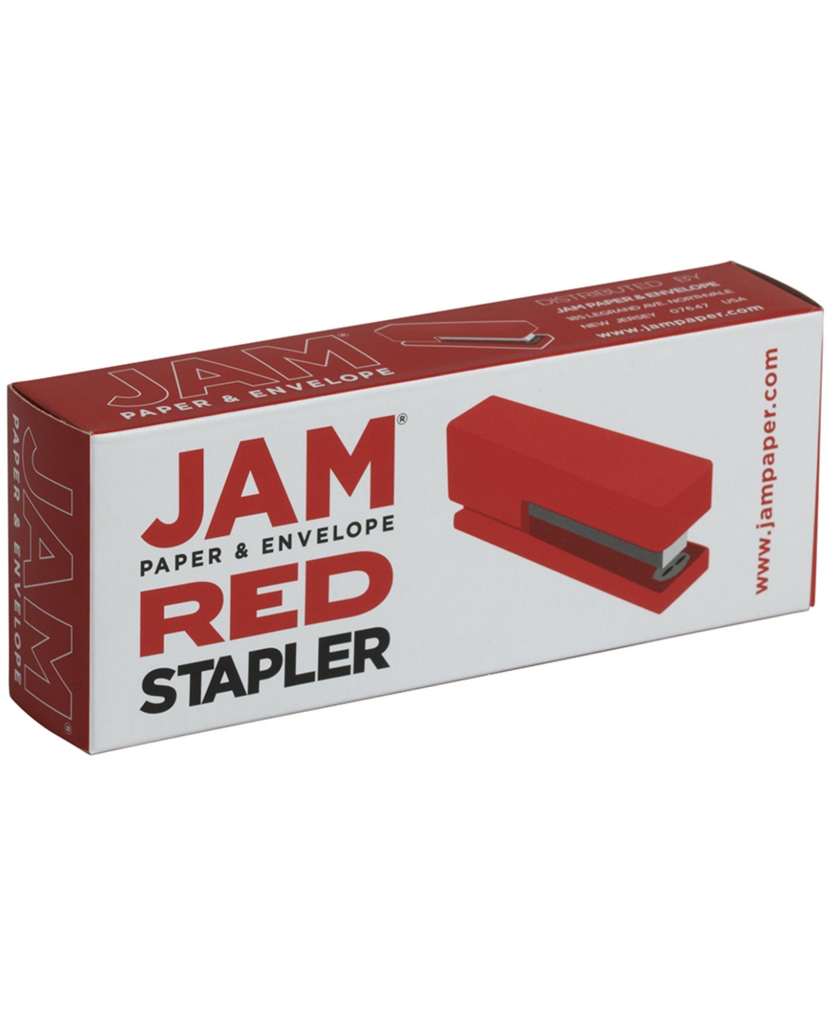 Shop Jam Paper Modern Desk Stapler In Red