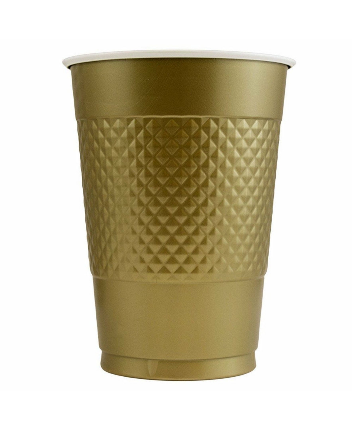 Shop Jam Paper Plastic Party Cups In Gold