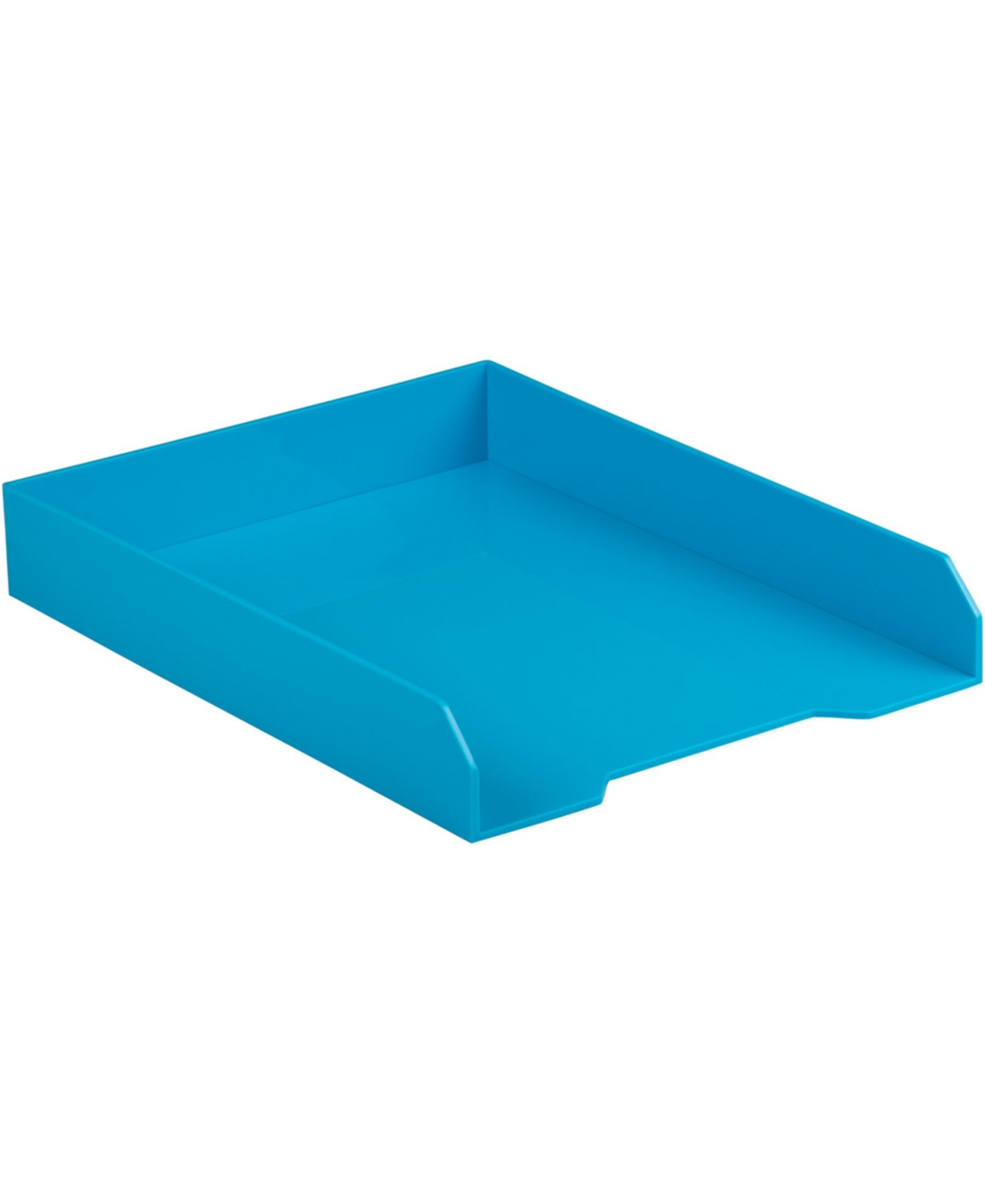 Jam Paper Stackable Paper Trays In Blue