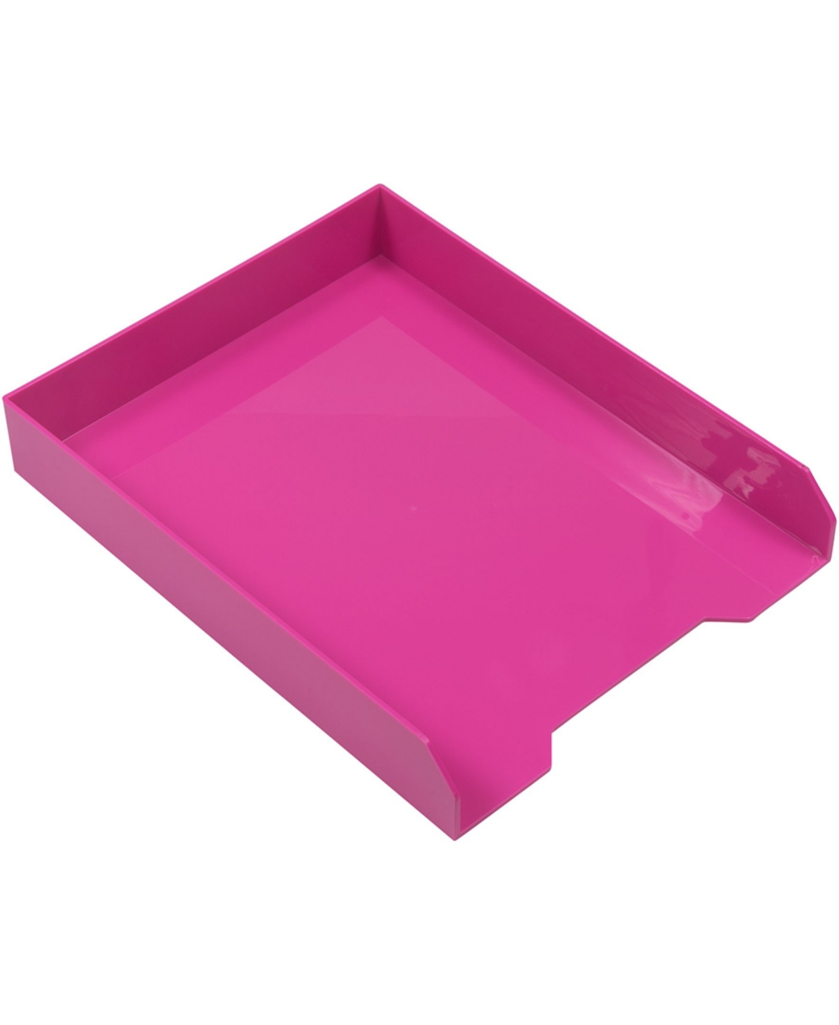 Jam Paper Stackable Paper Trays In Fuchsia