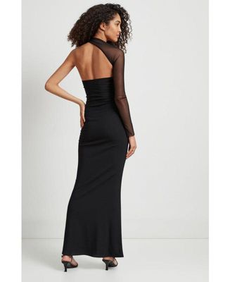 Women's Manhattan Mesh Sleeve Gown