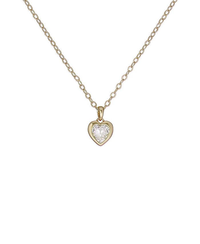 Ted baker crystal heart necklace