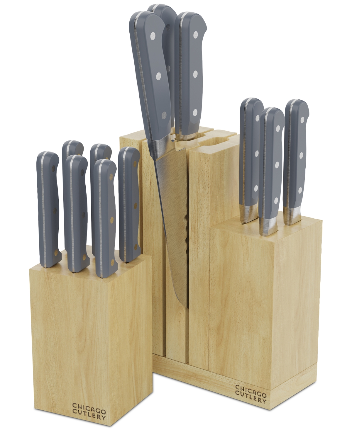 Chicago Cutlery Halsted 14-pc. Modular Block Knife Set In Cc Halsted Pc Set