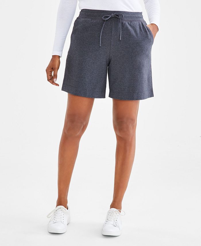 Style & Co Women's Mid Rise Sweatpant Shorts, Created for Macy's - Macy's
