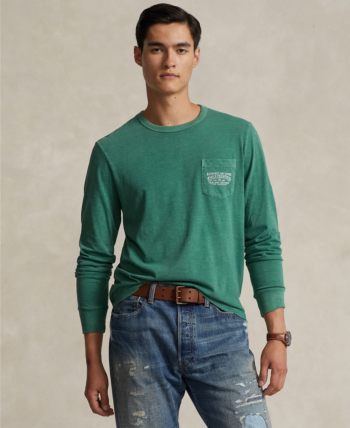 Polo Ralph Lauren Men's Custom Slim Fit Polo Country T-Shirt