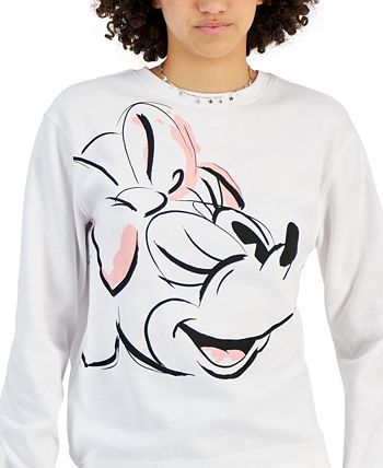 White minnie hot sale mouse sweatshirt