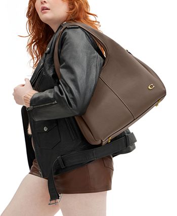 Coach Lana Color Block Pebbled Leather Shoulder Bag