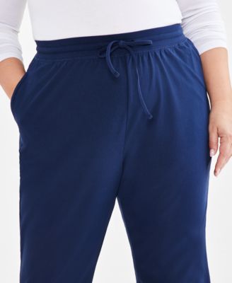 Women's Mid Rise Drawstring-Waist Sweatpants, PP-4X, Created for Macy's