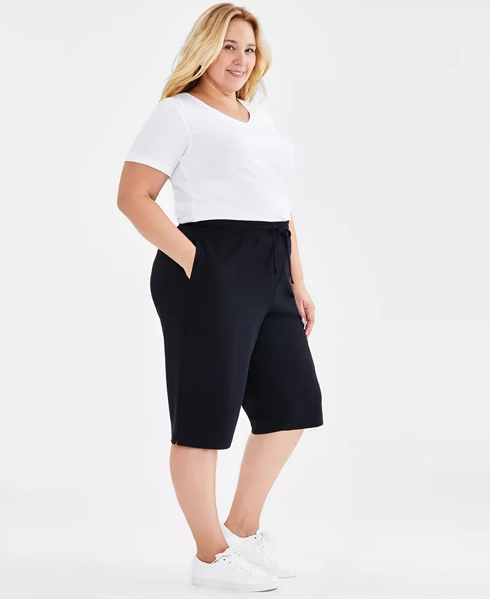 Plus Size Knit Pull-On Skimmer - thumbnail 2