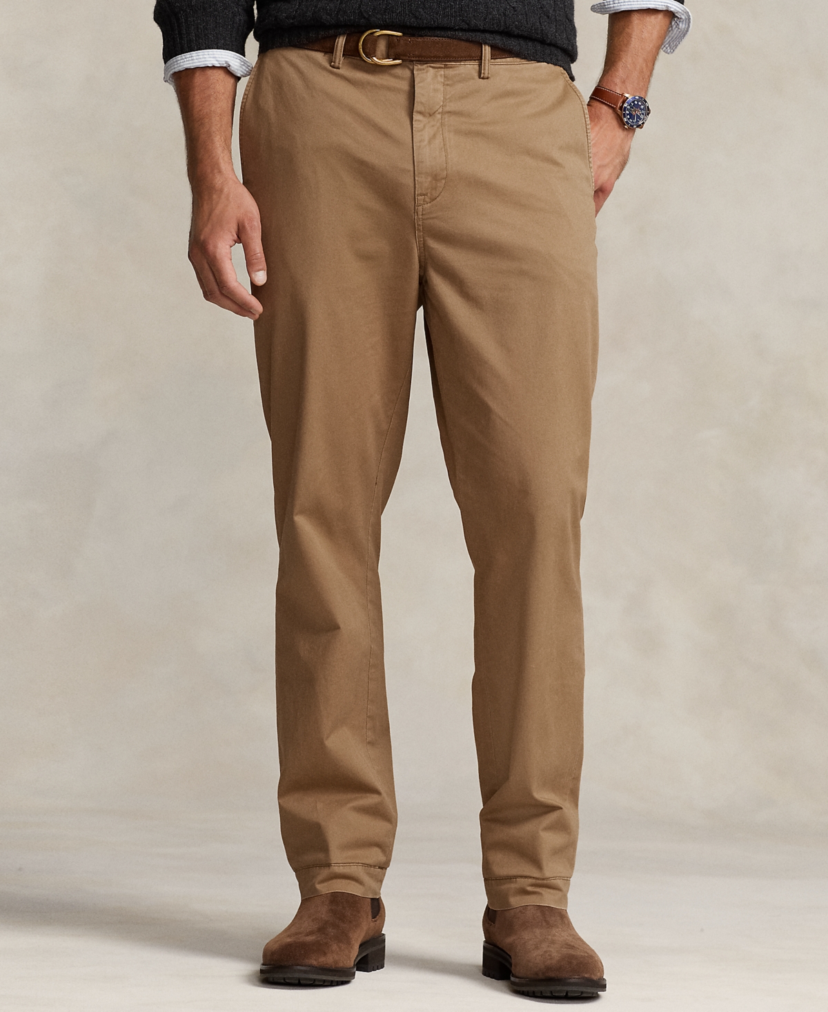 Polo Ralph Lauren Men's Big & Tall Stretch Classic Fit Chino Pants In Rustic Tan
