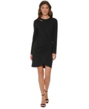 Macys dkny black discount dress