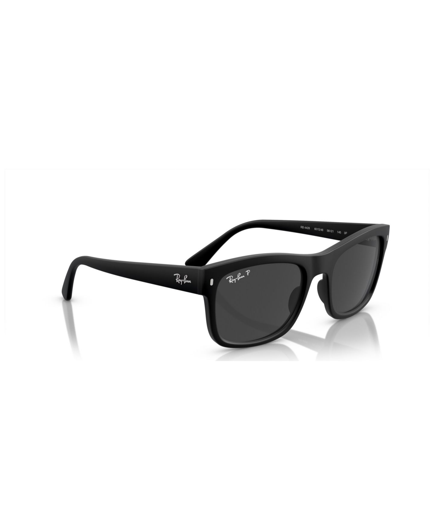 Солнцезащитные очки Ray-Ban Unisex Polarized Sunglasses, RB4428, цвет: Чёрный — фото 4