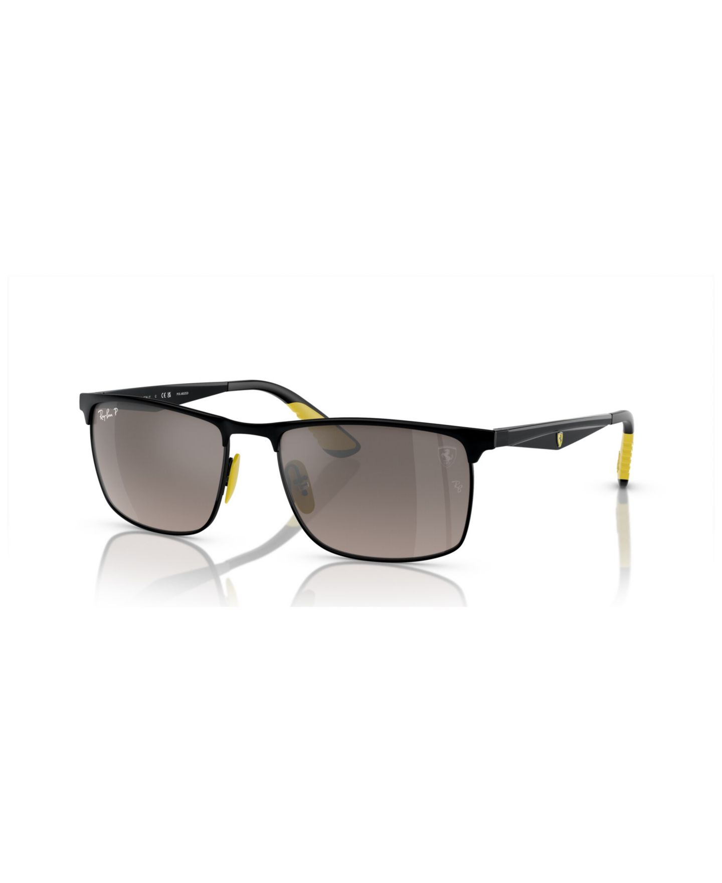 Солнцезащитные очки Ray-Ban Unisex Polarized, Mirror Gradient RB3726M, цвет: Чёрный — фото 1