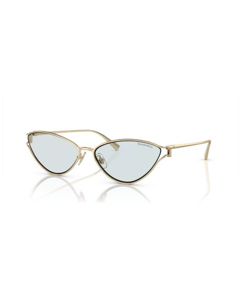 Женские солнцезащитные очки Tiffany & Co. Sunglasses, Photocromic TF3095, цвет: Бледный золотой