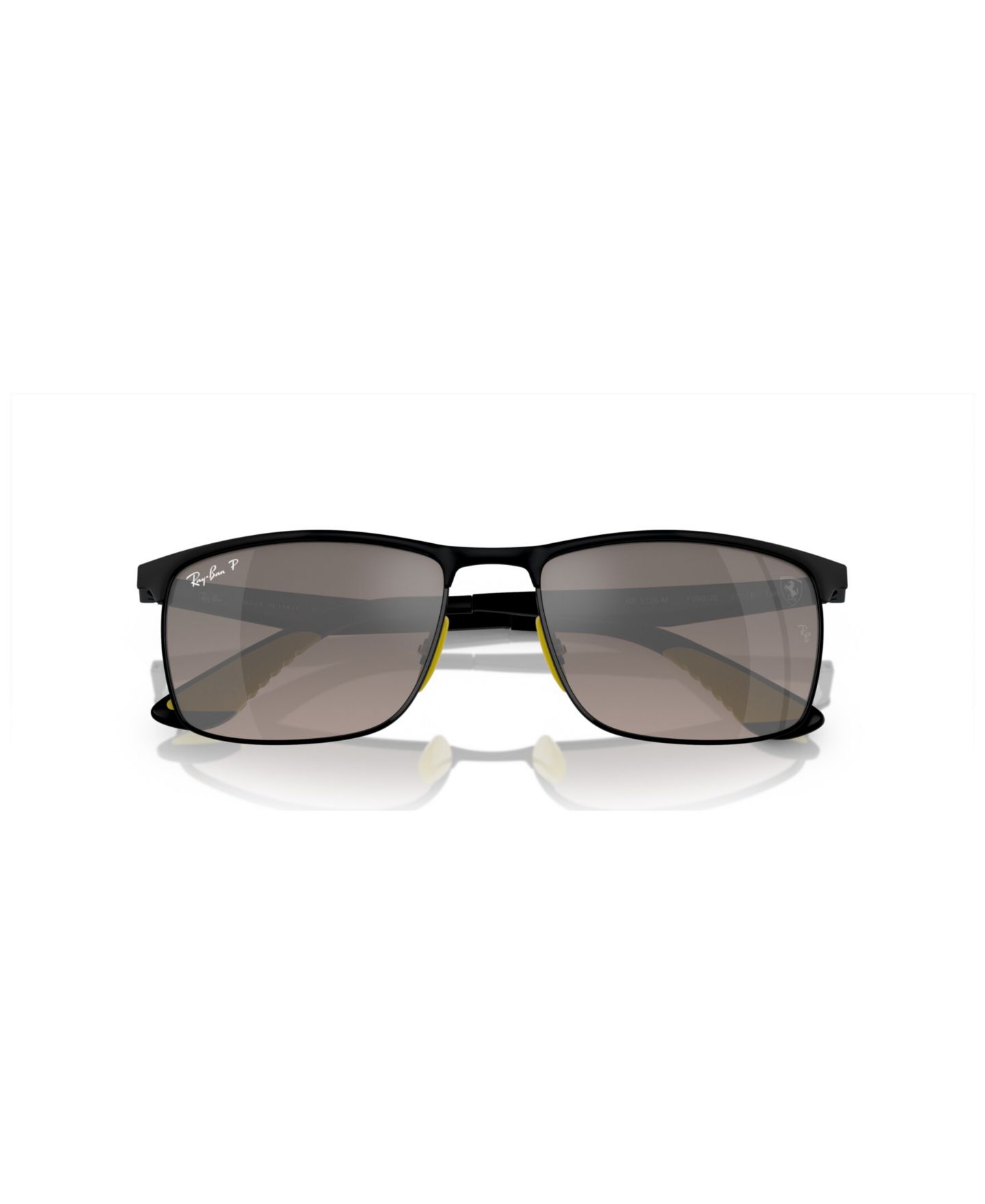 Солнцезащитные очки Ray-Ban Unisex Polarized, Mirror Gradient RB3726M, цвет: Чёрный — фото 6