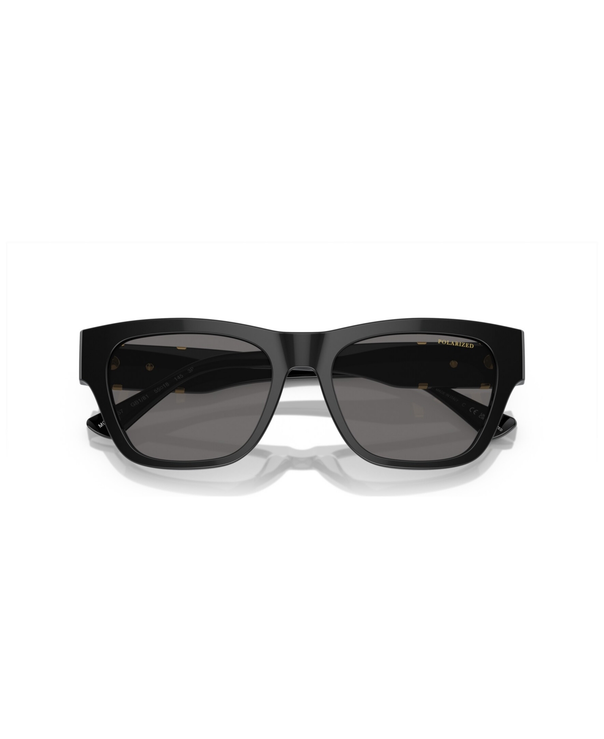Shop Versace Men's Polarized Sunglasses, Ve4457 In Black
