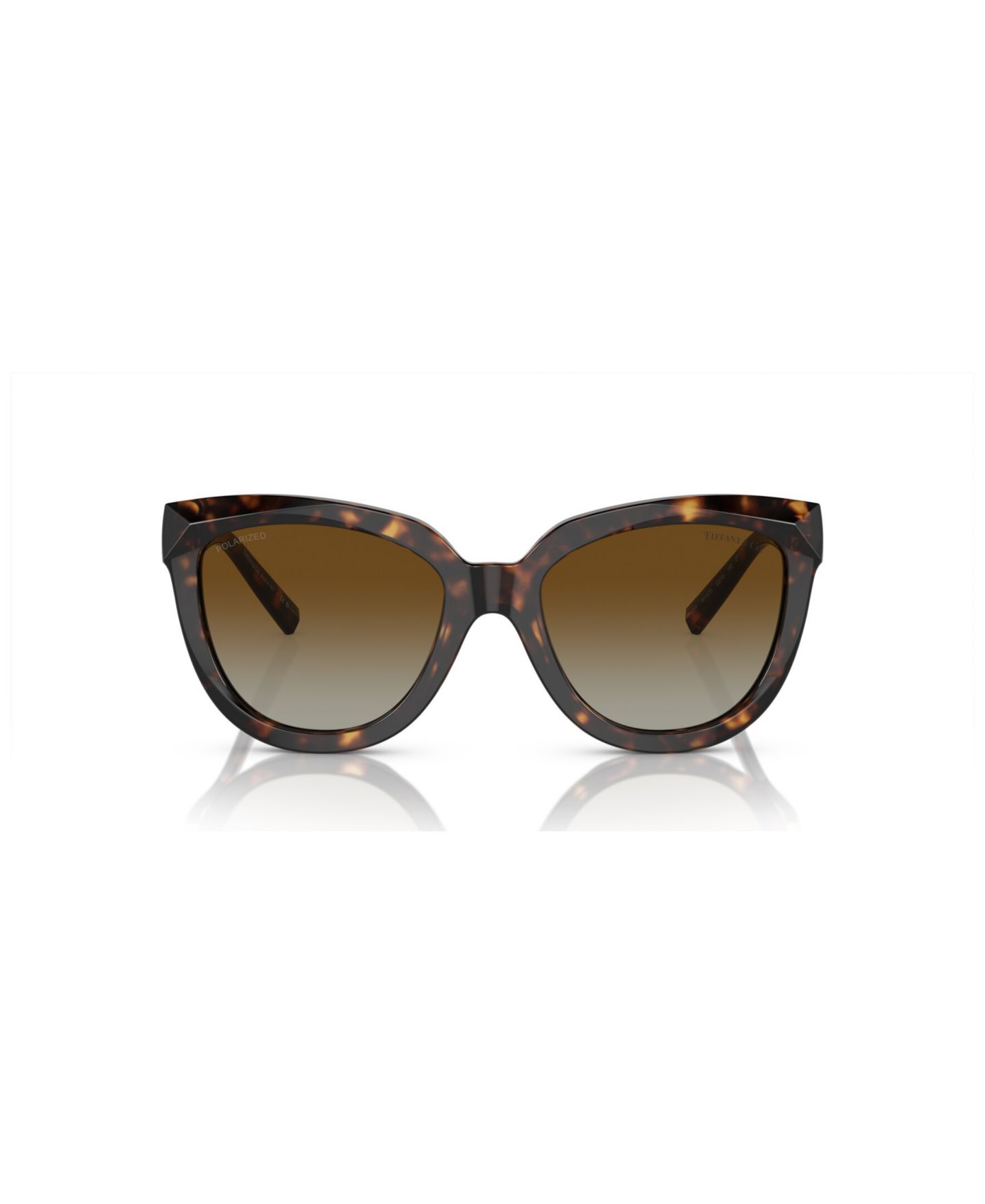 Женские солнцезащитные очки Tiffany & Co. Polarized Sunglasses, Gradient TF4215, цвет: Гавана — фото 2