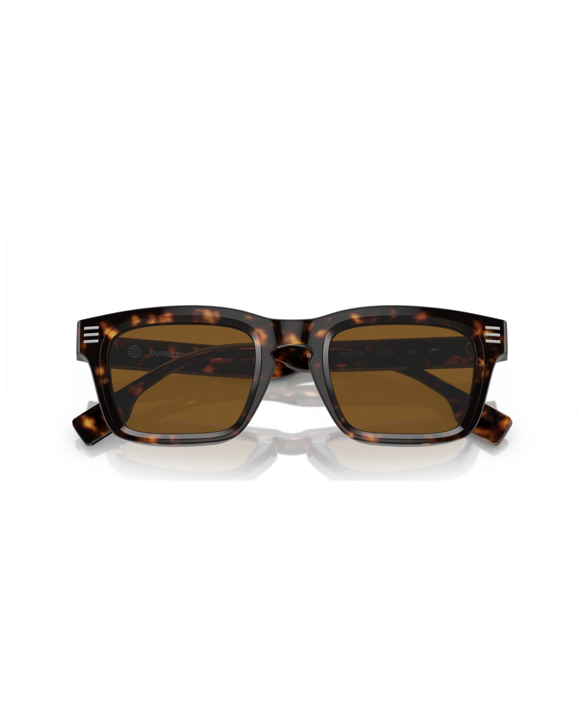 Shop Burberry Men's Polarized Sunglasses, Be4403 In Dark Havana